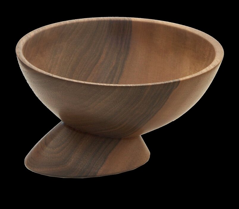 Bol en noyer, diamètre 12 cm