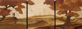 Marqueterie Paysage